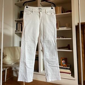 LL Bean Favorite Fit White Jean 6P